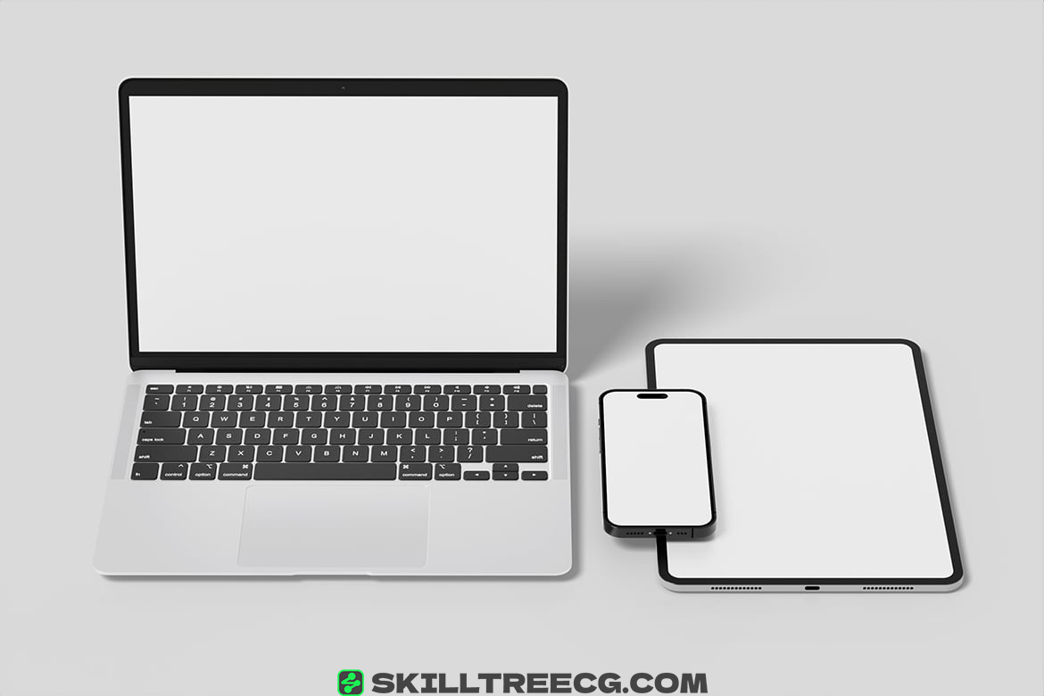 图片[2]-Multi Devices Mockup with Clean Background（029583）-技能树